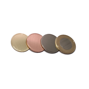 Taglia Premium in metallo solido rame <span class=keywords><strong>TI</strong></span> SS in ottone monete bianche in fabbrica diretta personalizzata stampata UV con tema d'amore tecnica levigata - Product Image 6