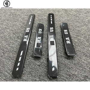 Paneles de umbral de puerta de fibra de carbono seca Brabu para Mercedes-Benz Clase G W464 (AMG G500/G63/G550) 2019-2024, tejido brillante de sarga - Product Image 3