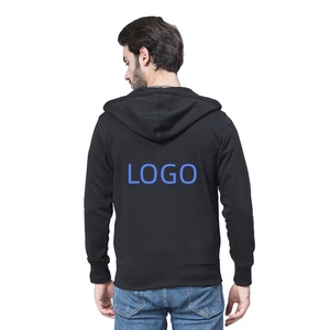Clothing Manufacturers Wholesale High Quality Unisex Custom Oversize OEM Mens Blank <b>Sweatshirts</b> Hoodies Custom Zip up Hoodie - Product Image 3