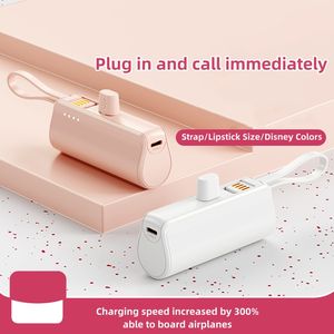 Capsule Portable Batterie Power Bank Pour Téléphone 5000mah Mini Power Bank - Product Image 2