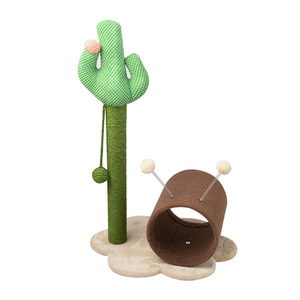 Cactus <b>cat</b> tree, <b>cat</b> house, small space-saving <b>cat</b> <b>scratching</b> <b>post</b>, <b>cat</b> tree hole, <b>cat</b> jumping platform, mushroom <b>cat</b> - Product Image 5
