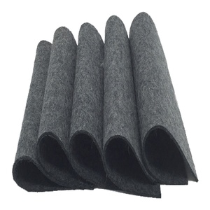 Tela de Fieltro Punzonado con Aguja de Poliéster Reciclado Negro para <span class=keywords><strong>Forro</strong></span> Inferior de Sofá - Product Image 5