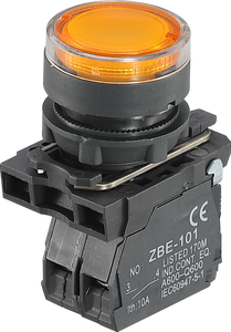 XB5-AW3361 22 Mét <span class=keywords><strong>push</strong></span> <span class=keywords><strong>button</strong></span> chuyển với LED ánh sáng phẳng đầu nhựa mùa xuân trở lại - Product Image 3