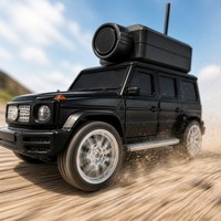 Voiture RC FPV 4 canaux à l'échelle 1:64 avec caméra HD contrôlée par application WiFi, mini SUV prêt à l'emploi pour jouer en intérieur et en extérieur