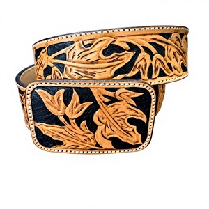 Vintage Solid Square Pin Buckle Genuine Leather <b>Western</b> Steel Rhinestone <b>Belts</b> Unisex Kids Boys Gents <b>Men</b> Eco-Friendly Heavy - Product Image 5