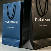 Sacs en papier personnalisés en gros avec logo imprimé, sacs cadeaux de luxe en papier avec poignée