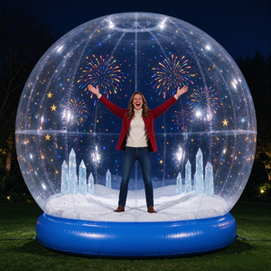 Globe <span class=keywords><strong>de</strong></span> <span class=keywords><strong>neige</strong></span> <span class=keywords><strong>gonflable</strong></span> géant <span class=keywords><strong>de</strong></span> qualité commerciale, transparent, pour événements <span class=keywords><strong>de</strong></span> Noël et cabines photo - Product Image 6