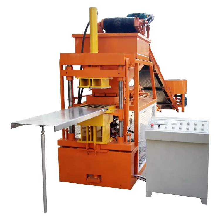 Machine de fabrication de briques d'argile écologique hydraulique LY2-10 automatique machine de moulage de blocs comprimés de terre