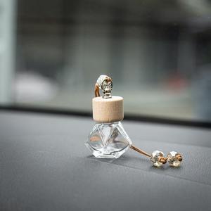 8ml Empty <strong>Refillable</strong> Clear Aromatherapy Fragrance Glass Hanging <strong>Car</strong> Air Freshener <strong>Diffuser</strong> Bottles - Product Image 4