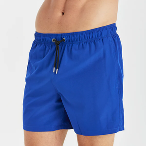 Simple Design Men's <b>Swim</b> <b>Shorts</b> for Summer <b>with</b> Branding Support, Elastic Waist and Inner <b>Liner</b> Option - Product Image 1