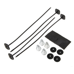 Kit d'installation de ventilateur de radiateur de voiture, attaches en plastique de 22,5 cm avec ressorts et clips pour réparation et remplacement - Product Image 3