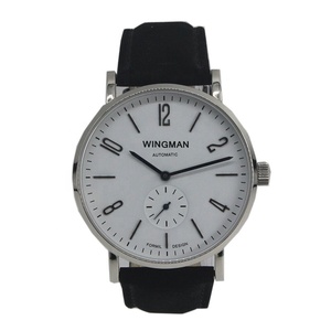 <b>Watches</b> Men Simple Large Dial Classic Automatic Wrist <b>Watch</b> OEM by Sea-Gull ST1701 Movement Arabic <b>White</b> Dial <b>Watch</b> - Product Image 2