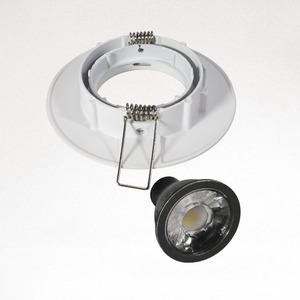 Rond En Aluminium De Moulage Mécanique Sous Pression Downlight <span class=keywords><strong>IP</strong></span> <span class=keywords><strong>65</strong></span> Anti-éblouissante GU10 GU5.3 MR16 <span class=keywords><strong>Spot</strong></span> Lumière Cadre - Product Image 5