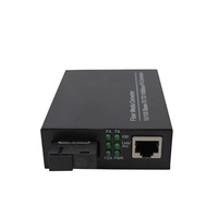 Convertisseur de média fibre optique FTTH 10/100 1310/1550 20km/40km/60km 1*9 Module SC RJ45