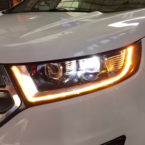 Ensemble de phares automatiques LED de haute qualité pour <span class=keywords><strong>Ford</strong></span> <span class=keywords><strong>Edge</strong></span> 2015-2019 lampes avant de voiture 2 outil de lentille de projecteur 6000k nouvelle voiture - Product Image 5