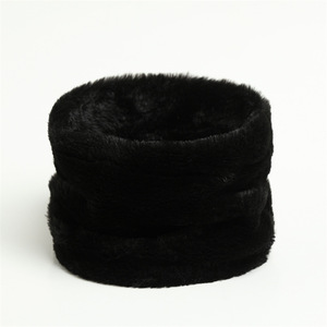 Écharpe en Fausse <span class=keywords><strong>Fourrure</strong></span> de Lapin Épais Anneau en Peluche Echarpe Chaude <span class=keywords><strong>Snood</strong></span> Cou Echarpes Outdoor Ski Face Mask Muffler - Product Image 3