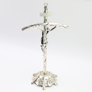 Crucifix pastoral catholique jésus-<span class=keywords><strong>christ</strong></span> sur <span class=keywords><strong>INRI</strong></span> décoration murale métal artisanat table <span class=keywords><strong>croix</strong></span> - Product Image 2