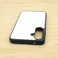Coques de téléphone portable personnalisées en TPU 2D à sublimation, antichoc, pour S25 Edge S24 FE S23 Noir/Transparent
