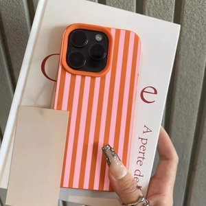 <span class=keywords><strong>Coque</strong></span> de téléphone portable en cuir TPU à rayures tendance pour <span class=keywords><strong>iPhone</strong></span> 16, 15, 17, Air 18 <span class=keywords><strong>Pro</strong></span> Max – Étui arrière de protection - Product Image 4