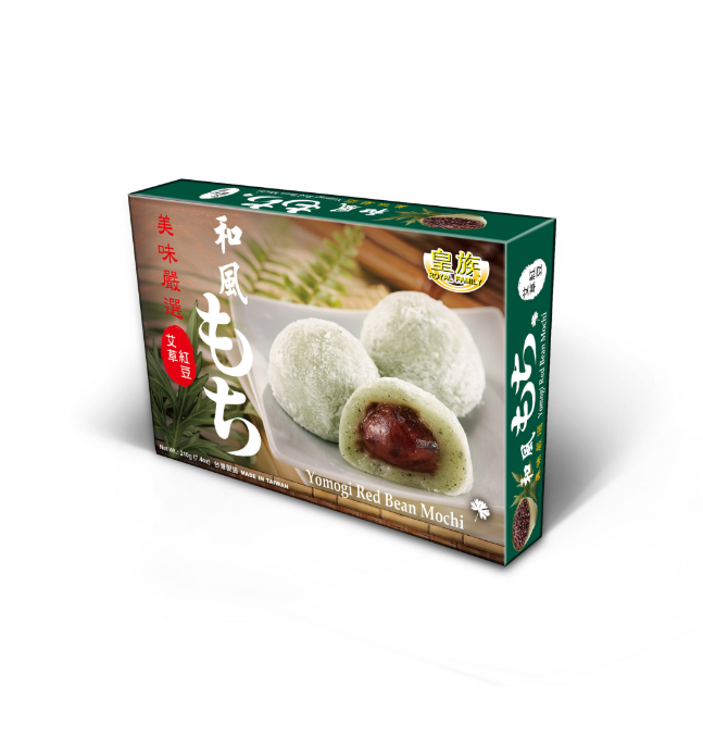 2025 новые трендовые 210 г Yomogi Red Bean Mochi рисовые лепешки Daifuku закуски 100% из Тайваня