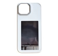 DIY inalámbrico NFC Pantalla de fotos anticaída Compatible con iPhone 12-16 series InkPlay E-Ink pantalla personalizada teléfono funda protectora