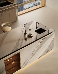 ÁRTICO OCÉANO 1600*3200mm Azulejo de losa grande Esmalte de piel de pizarra sinterizada para comedor al aire libre para renovaciones de viviendas de apartamentos - Product Image 2