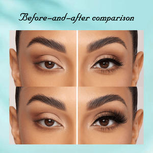 24 pezzi + 4 pezzi Freebie allungamento rapido rapido arricciatura naturale colorato piccolo verde magico vegano sopracciglio Mascara - Product Image 6