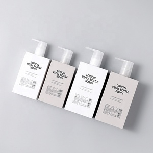 Độc đáo Rỗng Mỹ phẩm <span class=keywords><strong>container</strong></span> vuông bơm chai vuông vít cap nhựa chai tắm chăm sóc da chai 100ml 200ml 300ml <span class=keywords><strong>HDPE</strong></span> - Product Image 2