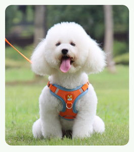 Harnais anti-évasion pour chien avec poignée, sangle de sécurité réfléchissante, gilet rembourré réglable pour grands chiens, Pitbull, Husky, Senior - Product Image 3