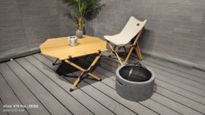 Brasero Redondo Portátil para Exteriores, Impermeable, Hecho a Mano y Personalizado, sin Humo, para Barbacoa, Adornos de Jardín - Product Image 3