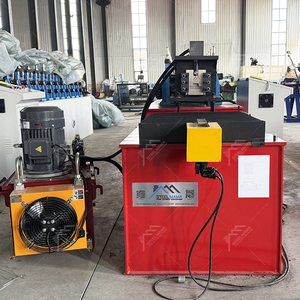 เครื่องขึ้นรูปเหล็กชุบสังกะสีแบบโอเมก้า ยี่ห้อ Mexico Popular พร้อมมอเตอร์เกียร์บ็อกซ์ ลูกปืน ระบบควบคุม PLC และระบบไฮดรอลิก - Product Image 2