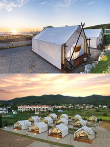 Big Family Resort Luxury Safari Glamping <b>Tent</b> Glass Door <b>Tent</b> Hotel <b>Tent</b> - Product Image 6