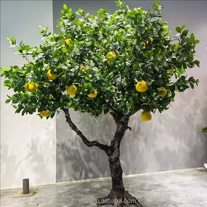 ต้นส้มโอประดิษฐ์พลาสติกแบบกำหนดความสูงได้ เป็นมิตรกับสิ่งแวดล้อม ทนรังสียูวี ผลผลิตมากกว่า 60 ผล ต้นส้มโอเทียม อายุการใช้งานยาวนาน - Product Image 2