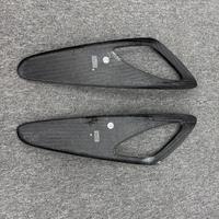 McLaren 570GT 570S 2016-2021 Sol Sağ Çift İç Mekan Yükseltme Kuru Karbon Fiber Kapı Hoparlör Izgarası Kaplama Seti