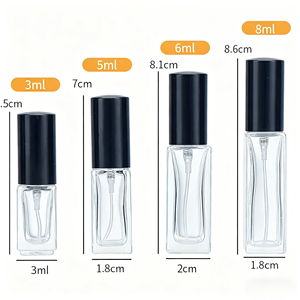 ขวดน้ำหอมแก้วแบบเติมได้ขวดเปล่าขนาด5มล. 10มล. 15มล. 20มล. 30ม. - Product Image 5