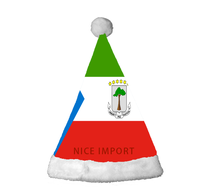 Meistverkaufte El Salvador Flaggen-Weihnachtsmützen Komfortable Plüsch-Weihnachtsmützen für Erwachsene Neujahrs-Festliche Party-Kopfbedeckung