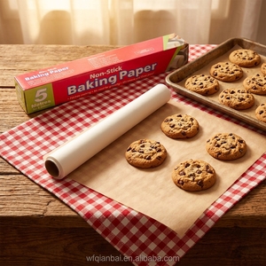 Papier sulfurisé en silicone de qualité alimentaire résistant aux hautes températures, petit rouleau, antiadhésif, résistant à la graisse, pour restaurant - Product Image 6