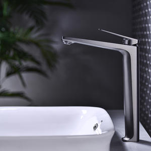 Di alta qualità colore argento ottone moderna cascata alti <span class=keywords><strong>bagno</strong></span> lavandini <span class=keywords><strong>rubinetti</strong></span> rubinetto del bacino - Product Image 5