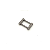 Boucle en D en alliage de zinc, 19 mm, en métal, amovible, pour bagages et accessoires de quincaillerie, vente en gros d'usine