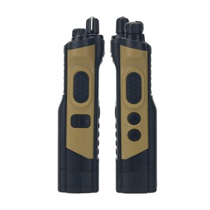 HAMGEEK Radio de Doble Banda, <span class=keywords><strong>Walkie</strong></span> <span class=keywords><strong>Talkie</strong></span> VHF UHF de 12W, Marrón, con Cable de Programación + Auricular, 1 Unidad - Product Image 6