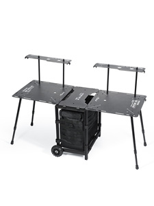 <span class=keywords><strong>Table</strong></span> d'appoint <span class=keywords><strong>de</strong></span> <span class=keywords><strong>camping</strong></span> compacte et portable en aluminium moderne avec sac <span class=keywords><strong>de</strong></span> transport pour le <span class=keywords><strong>camping</strong></span>, la randonnée, le barbecue en plein air - Product Image 1