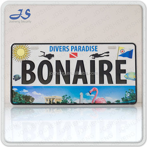 Plaques d'<span class=keywords><strong>immatriculation</strong></span> de Curaçao, plaques d'<span class=keywords><strong>immatriculation</strong></span> personnalisées pour véhicules, pour les administrations - Product Image 2