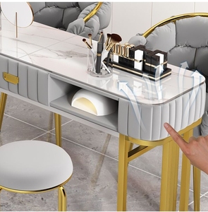 Nueva Mesa de Manicura Moderna de Lujo, un Conjunto de Mesas de Celebridades de Internet, Mesa de Salón de Uñas para Una o Varias Personas - Product Image 3