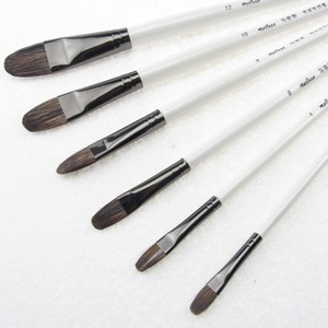 Direkt vom Hersteller: Mathis Wolf-Haar Gouache-, Öl- und Aquarellpinsel mit Holzgriff - Product Image 1