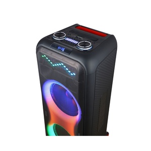 ลำโพงเสียงเบสทรงพลัง RMS 80W 10นิ้ว USB/SD/TF/BT/FM ไมค์ไร้สายชาร์จไฟ LED สีสันสดใสสำหรับงานปาร์ตี้กลางแจ้ง - Product Image 2
