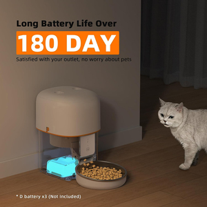 OEM 4L Alimentador Automático para Perros Dispensador de Comida Inteligente Tuya Wifi Gatos Perros Temporizador Tazón de Acero Inoxidable Auto Perro Gato Alimentador de Mascotas - Product Image 5