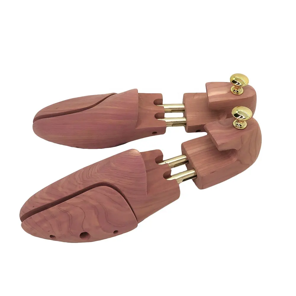 Wood Shoe Last Classic European Style Imported Cedar Wood Full Last Adjustable Shoe Shaper For Men Women Double Handle Shoe Tree ST06B