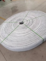 Tuyau de drainage plat perforé en HDPE pour drainage du sous-sol des terrains de sport en gazon artificiel