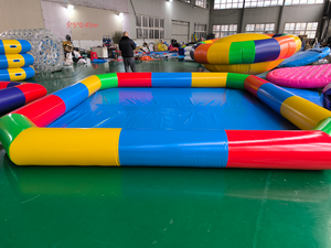 Juegos Inflables para Parque Acuático al Aire Libre, Piscina de PVC Hermética para Niños - Product Image 3