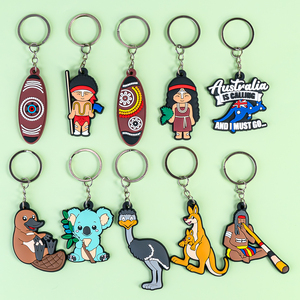 Porte-clés Souvenir d'Australie Tendance en PVC Souple 2D – Mignon et Durable, Idéal pour Cadeau Touristique, Décoration de Sac, Breloque de Sac - Product Image 2